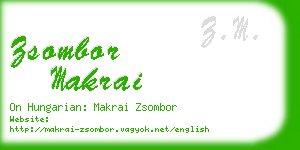 zsombor makrai business card